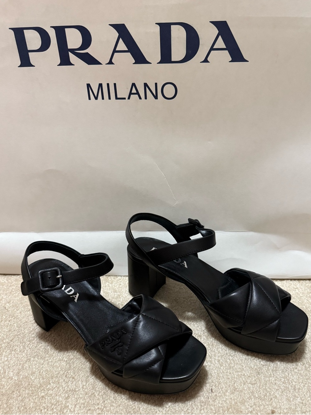 Prada Quilted Heels